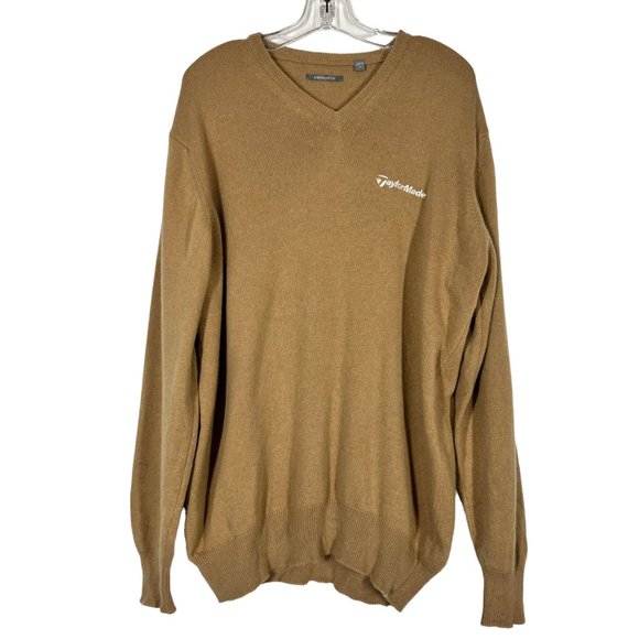 TaylorMade Other - TaylorMade Golf Cashmere V-Neck Sweater XL Long Scotland